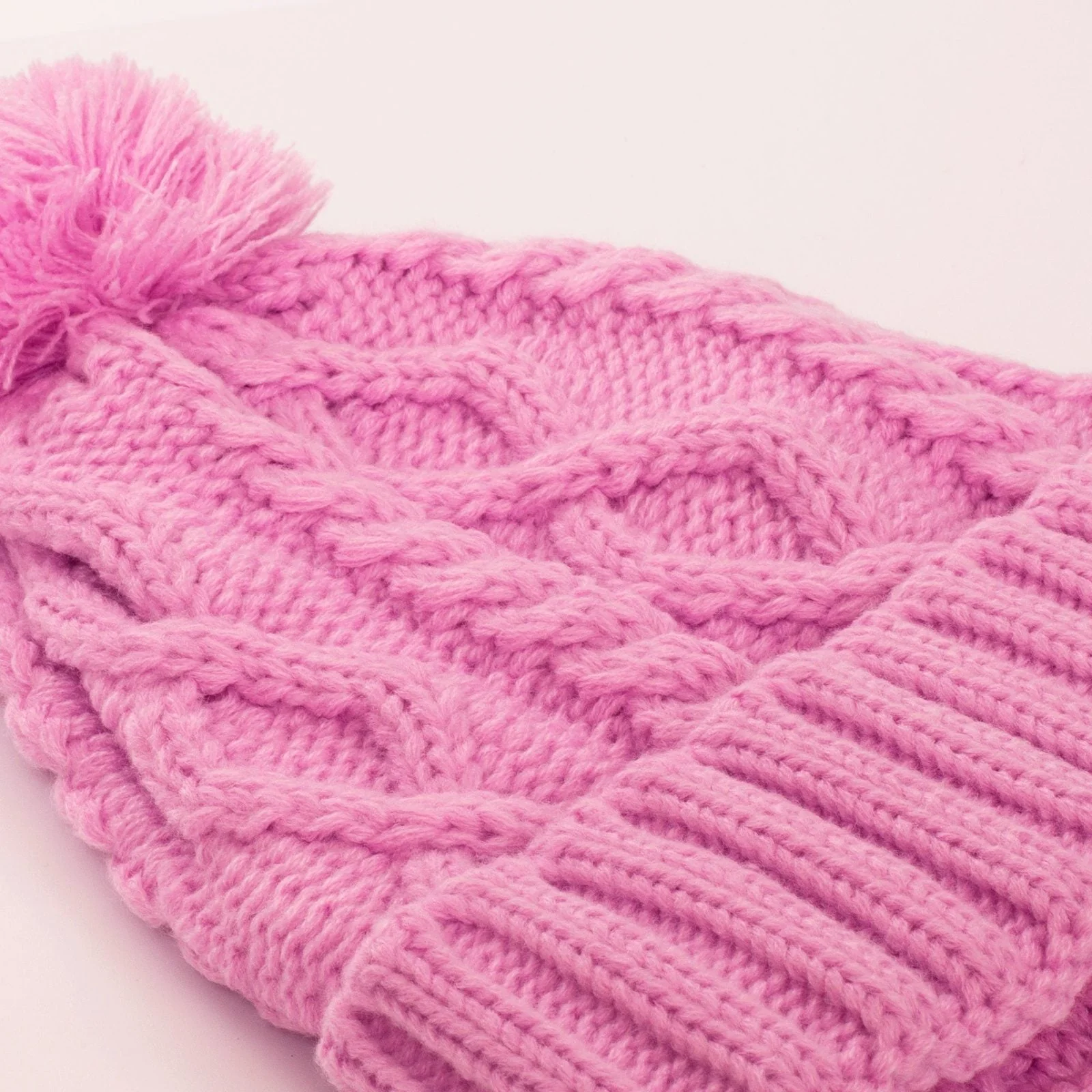 Green Lamb Ladies Krista Fleece Lined Cable Golf Hat AG23998 - Image 5