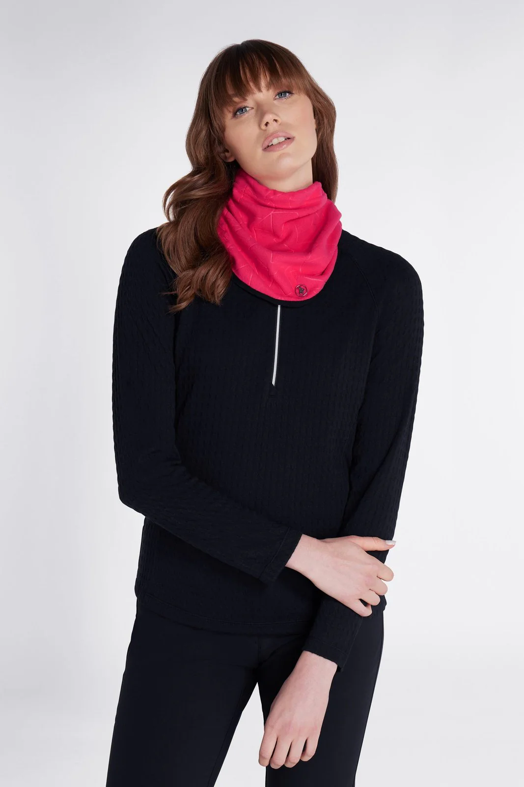Green Lamb Textured Fleece Golf Snood AG22957 - Image 3