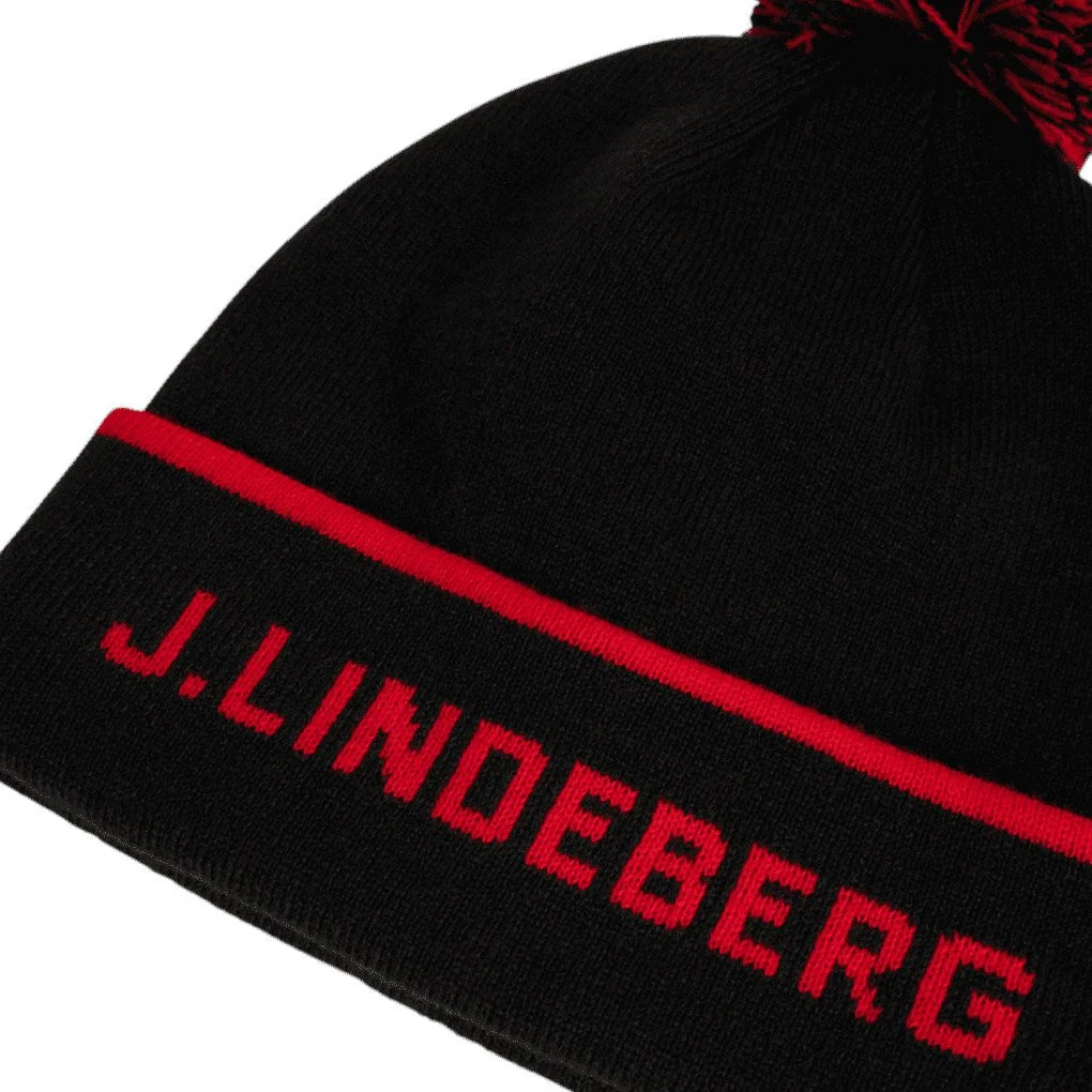 J. Lindeberg Stripe Golf Beanie AMAC09110 - Image 2