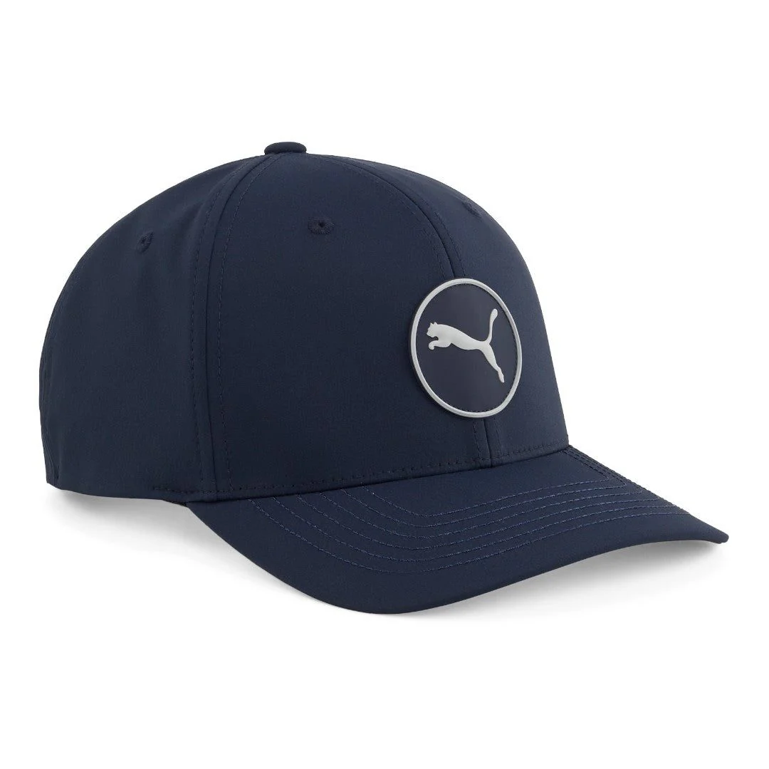 Puma Circle Cat Tech Snapback Golf Cap 025345 - Deep Navy