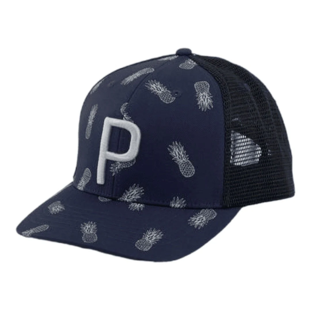 Puma Pineapple Trucker P Snapback Golf Cap 024428