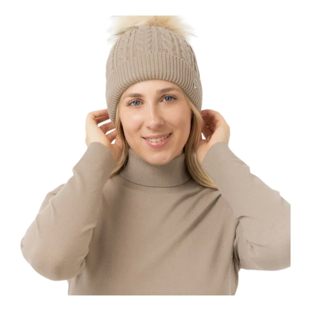 Pure Golf Ladies Suzie Waterproof Lined Golf Bobble Hat PG-48607 - Image 2