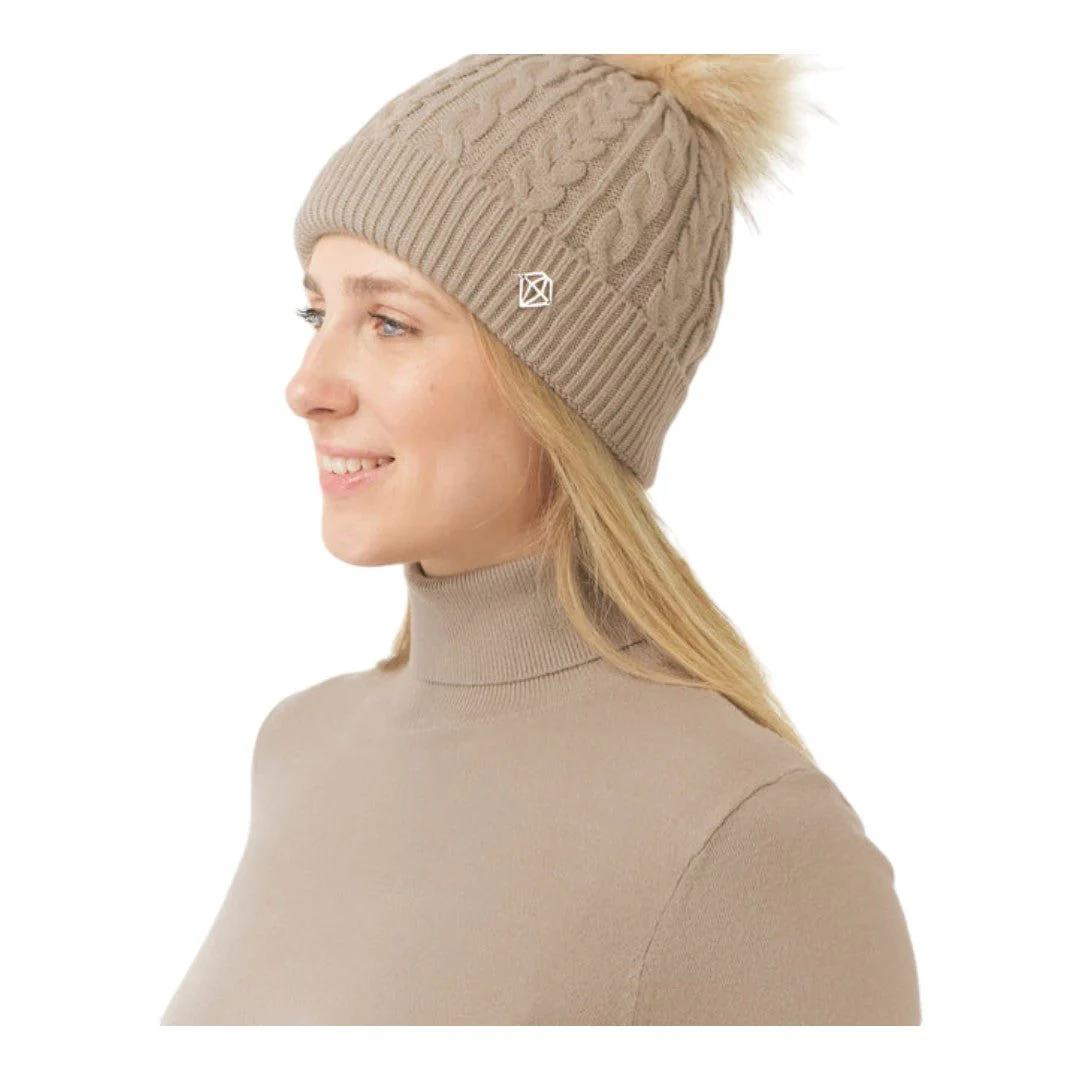 Pure Golf Ladies Suzie Waterproof Lined Golf Bobble Hat PG-48607 - Image 3