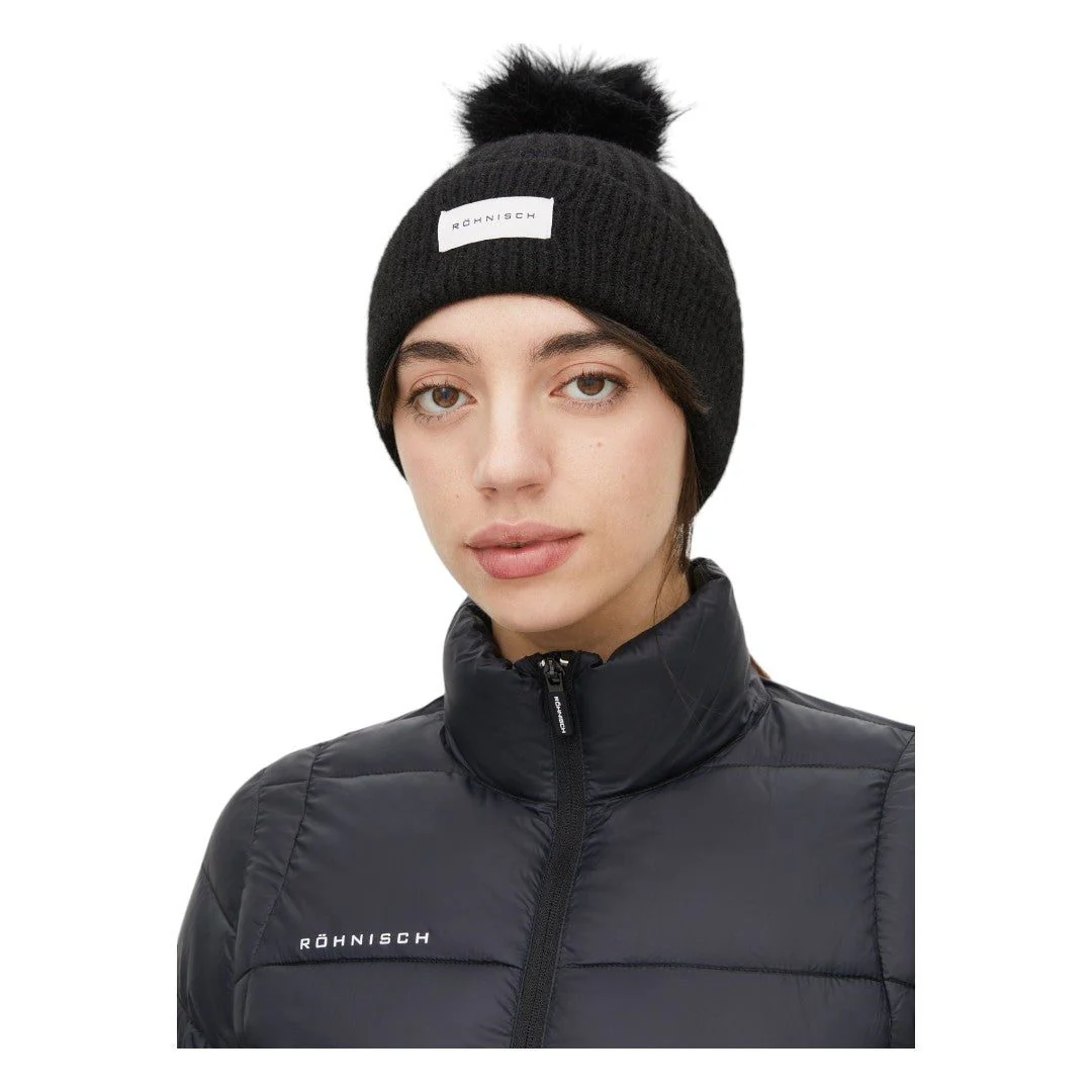 Rohnisch Ladies Pom Rib Golf Beanie 111739 - Image 2