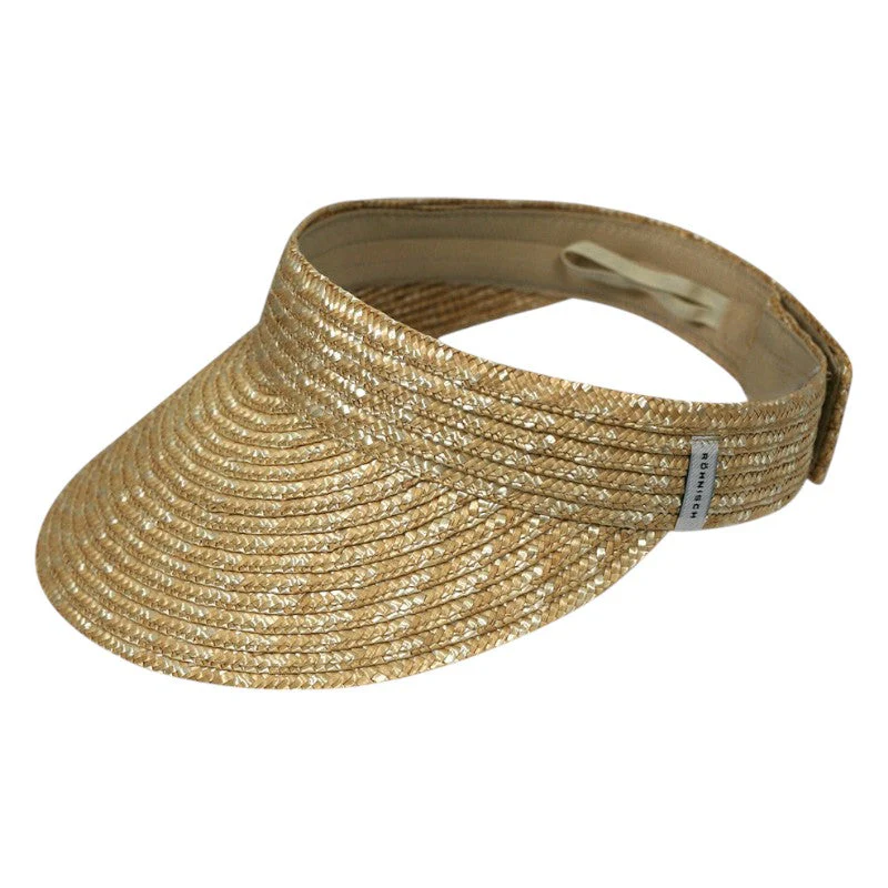 Rohnisch Ladies Si Straw Sun Visor 112306 - Image 3