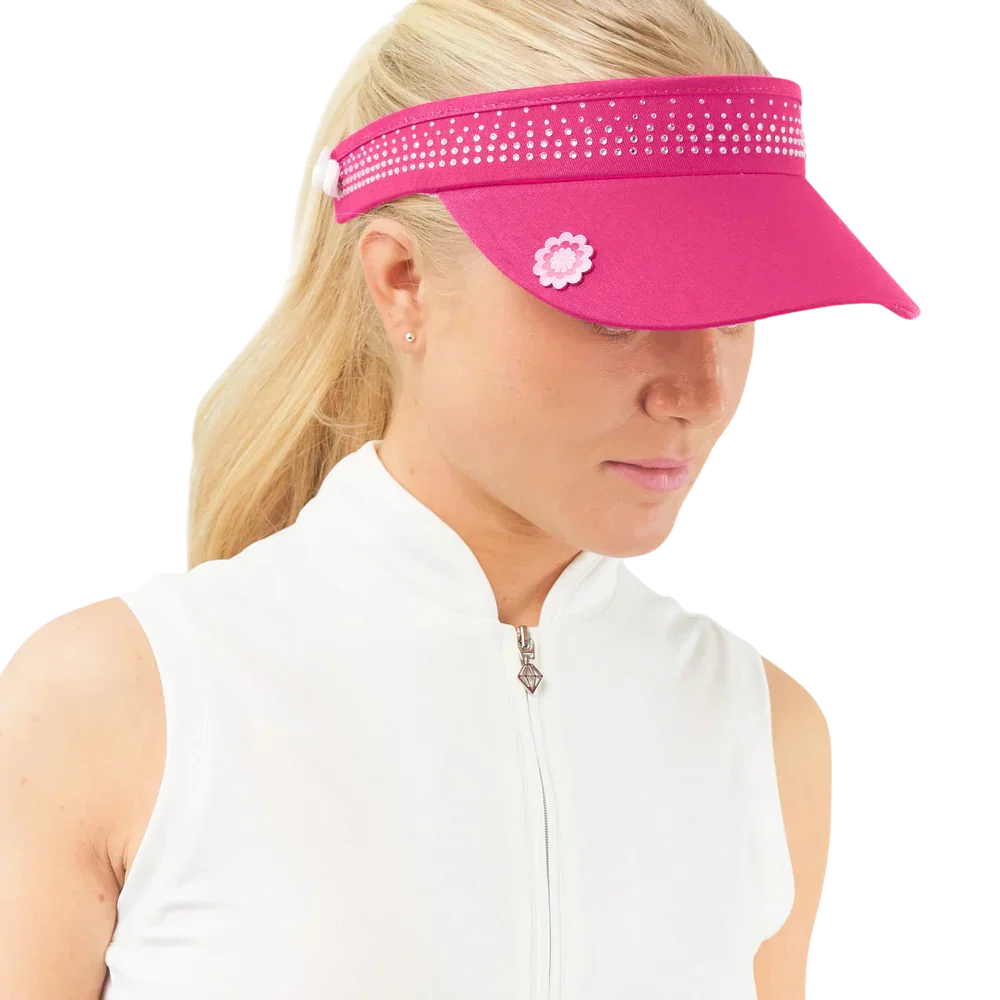 Surprizeshop Crystal Telephone Wire Golf Visor TV008003 - Image 3