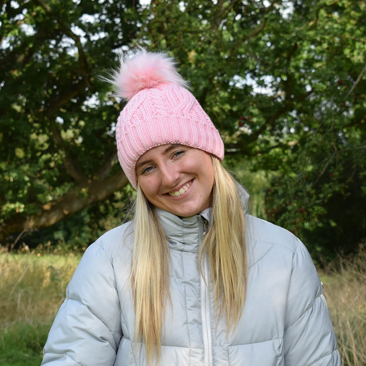 Surprizeshop Ladies Waterproof Golf Bobble Hat - Image 2