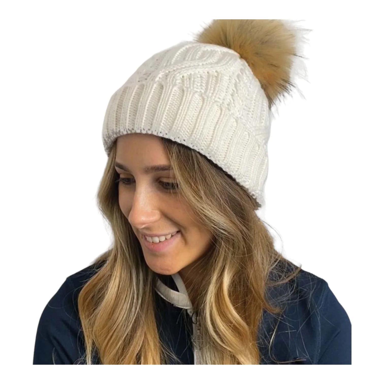 Surprizeshop Ladies Waterproof Golf Bobble Hat - Image 2