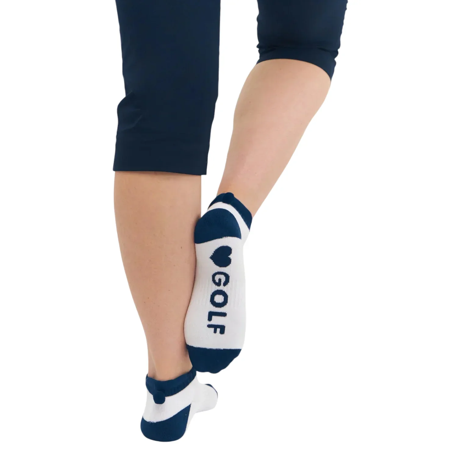 Surprizeshop Ladies Pom Pom Golf Socks SP005001 - Image 2