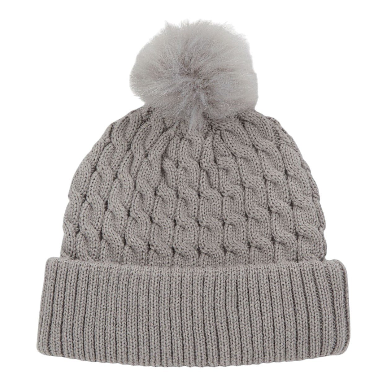 Titleist Cable Knit Pom Pom Golf Beanie TH23WCKNPN2 - Image 2