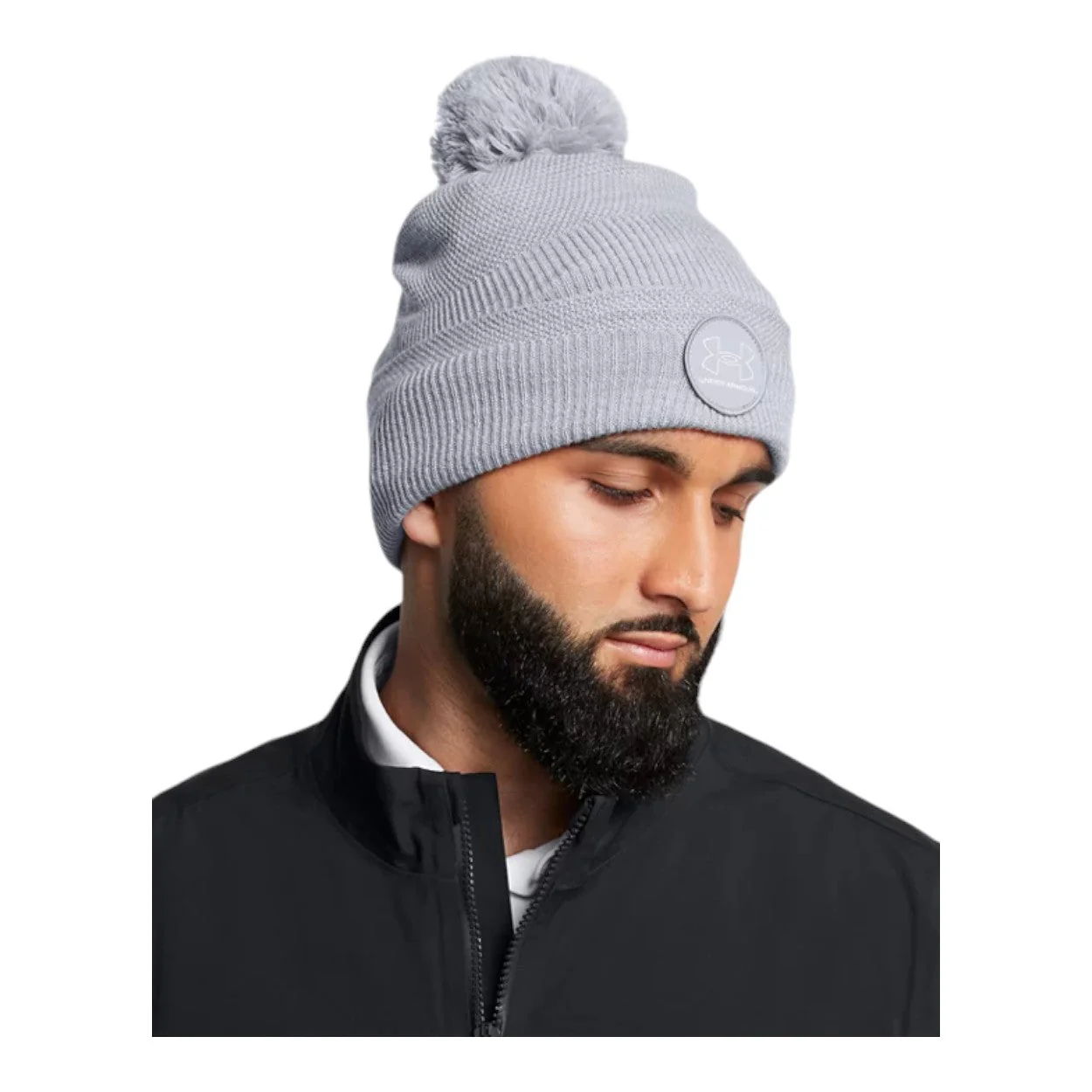 Under Armour ColdGear Infrared Driver Pom Golf Beanie 1373107 - Image 3