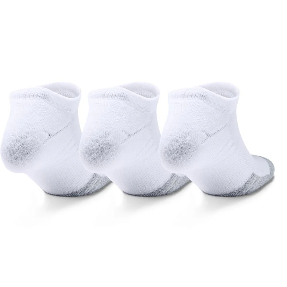 Under Armour HeatGear No Show 3-Pack Golf Socks 1346755 - Image 2