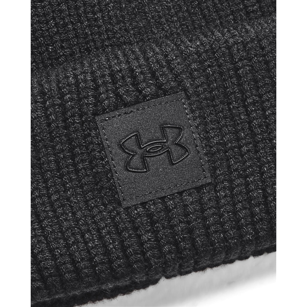Under Armour Ladies ColdGear Halftime Ribbed Pom Beanie 1373098 - Image 2